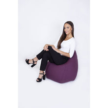Zitbal katoen violet