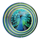 Windspinner 12 inch pauw roestvrij staal