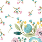 Duni Napkins Blooms 3-Ply 24 x 24 cm Pink/Blue 20 Pieces