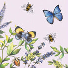 Servetten 33x33 cm 3-laags 20 stuks Cherry Butterflies