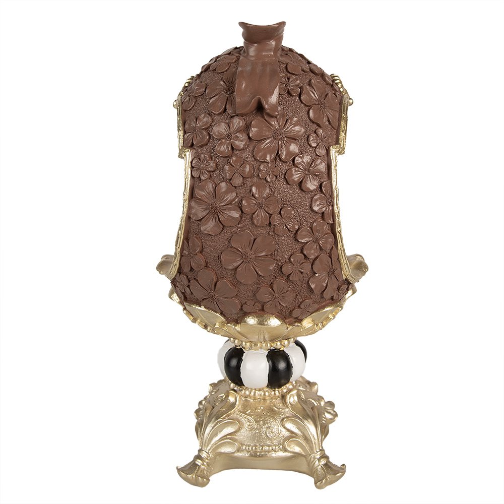 Decoratie beeld konijn 30 cm bruin polyresin