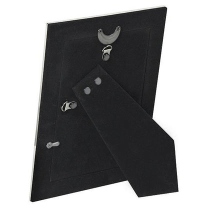 Fotolijst 13x18 cm set van 2 zilver zwart