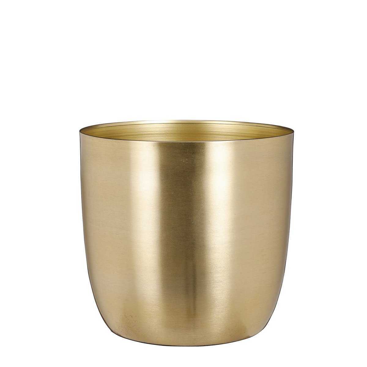 Bloempot Alano 22 cm goud ijzer