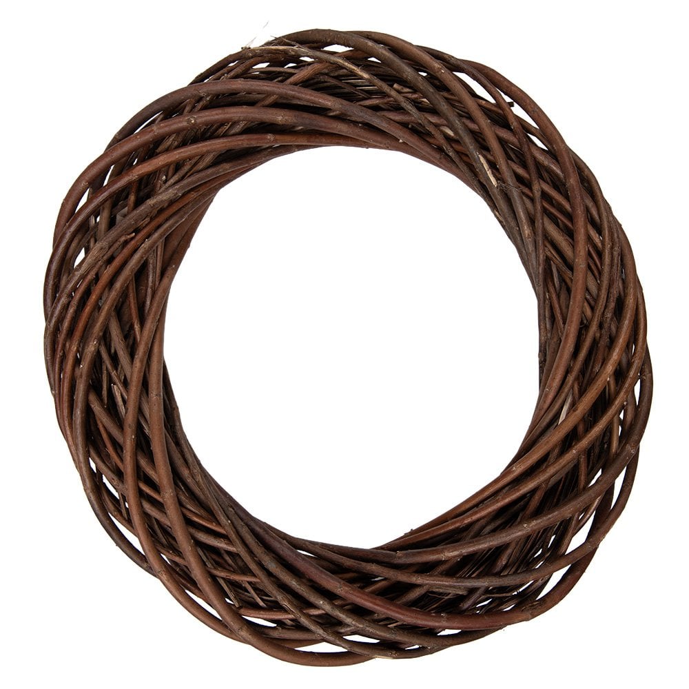 Krans Ø 50x9 cm bruin rotan