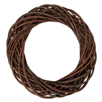 Krans Ø 50x9 cm bruin rotan