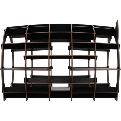 Eco Wood Art 3D Bouwpakket Kattenhuis Zwart Wit Pluche