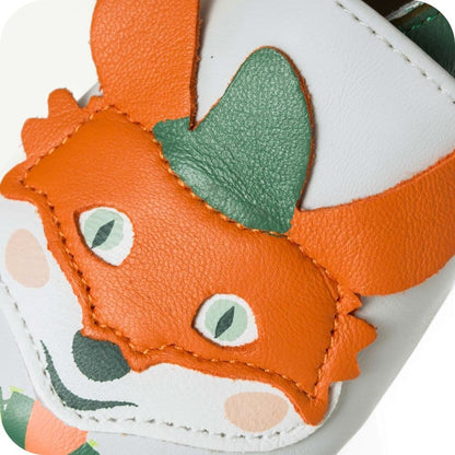 Babyslofjes leer suède zool 0-6 mnd