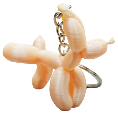 Sleutelhanger ballon hond plassend PLA
