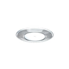 Acryl serveerplaat rond 28 cm transparant