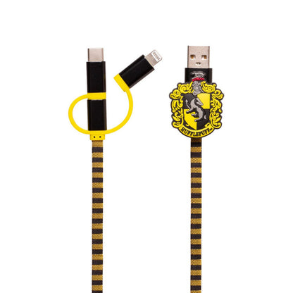 3-in-1 oplaadkabel Lightning Micro-USB USB-C 1m