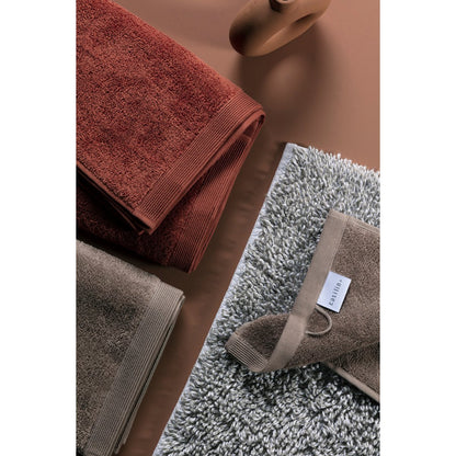 Como Shower Towel 70 x 140 cm - Walnut