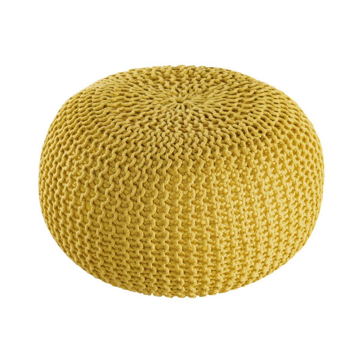 Pouf buiten Ø55x37 cm gerecycled plastic