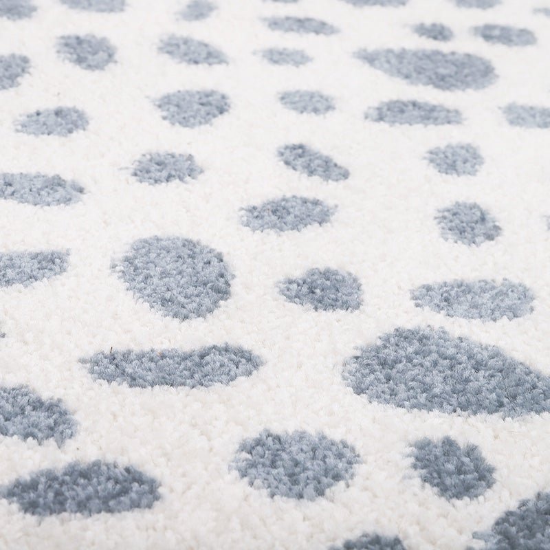 Kindertapijt rond 120 cm dalmatiërpatroon