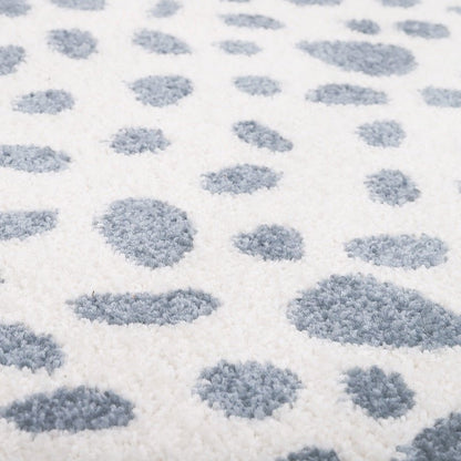Kindertapijt rond 120 cm dalmatiërpatroon