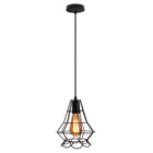 Hanglamp 19x22 cm metaal zwart