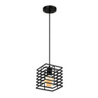 Hanglamp 15x18 cm metaal zwart
