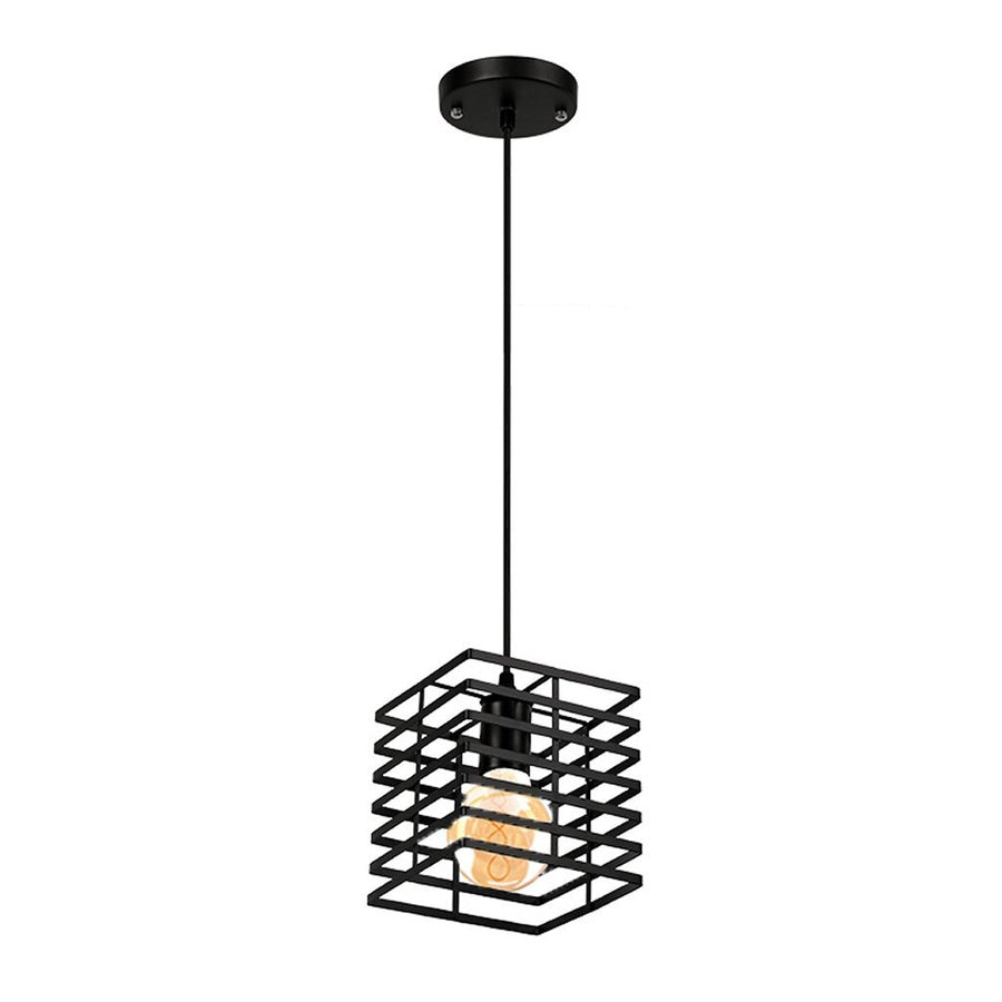 Homestyle Pro Mk015-B Industriële Hanglamp 15X18 Cm Zwart/Metaal