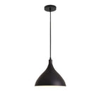 Hanglamp 27x24 cm metaal zwart goud