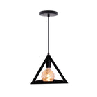 Hanglamp 25x22 cm metaal zwart