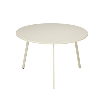 Bijzettafel metaal 60.5x38 cm crème