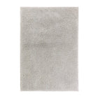 Badmat 60x90 cm katoen grijs anti-slip