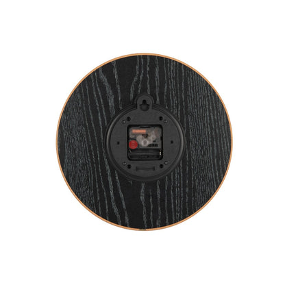 Wandklok 30 cm grijs PVC
