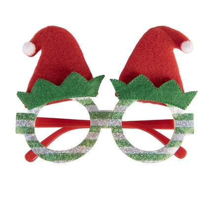 Christmas glasses 15x3x11 cm Green Plastic