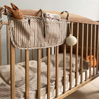 Bedzak 40x17.5 cm biologisch katoen crème streep