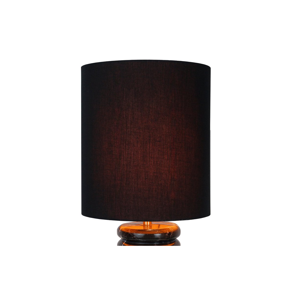 Table lamp marble/cotton black