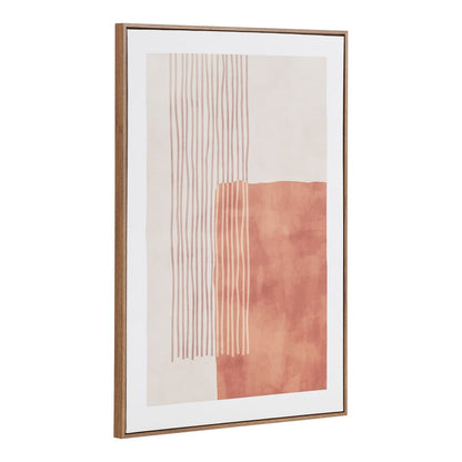 Mina Canvas Print, canvas, beige/brown, No.1, 50x70 cm