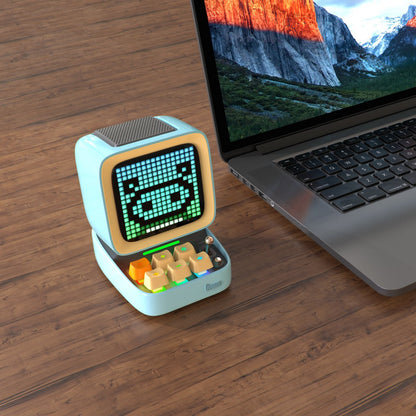 Divoom Ditoo Pro - Bluetooth-luidspreker met instelbare pixelweergave - Blauw