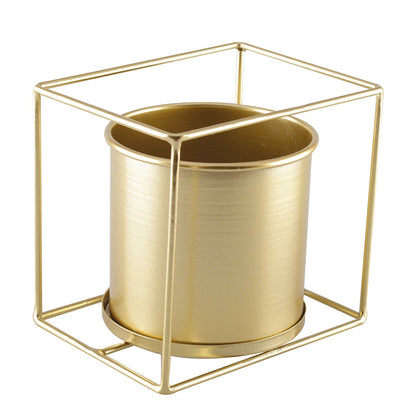 Gouden potbedekking