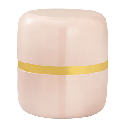 Bijzettafel rond Ø34x36 cm verguld metaal