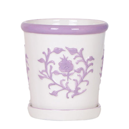 Sierpot keramiek Ø9 cm lilac kleurrijk