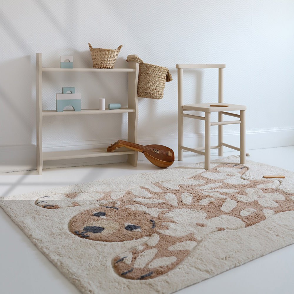 Vloerkleed kind 120x170 cm katoen machinewasbaar