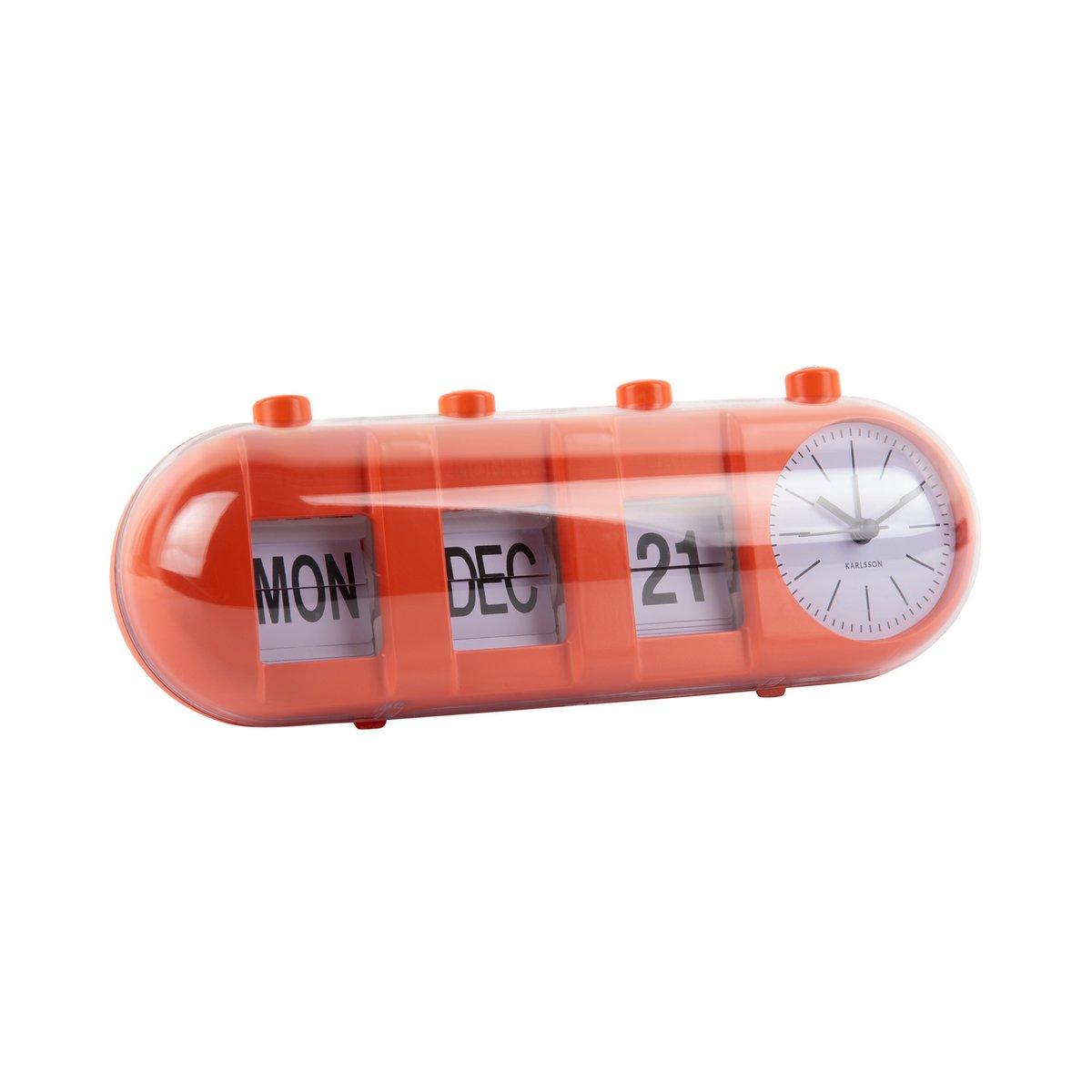 Alarm Clock Retro Tube Calendar Flip