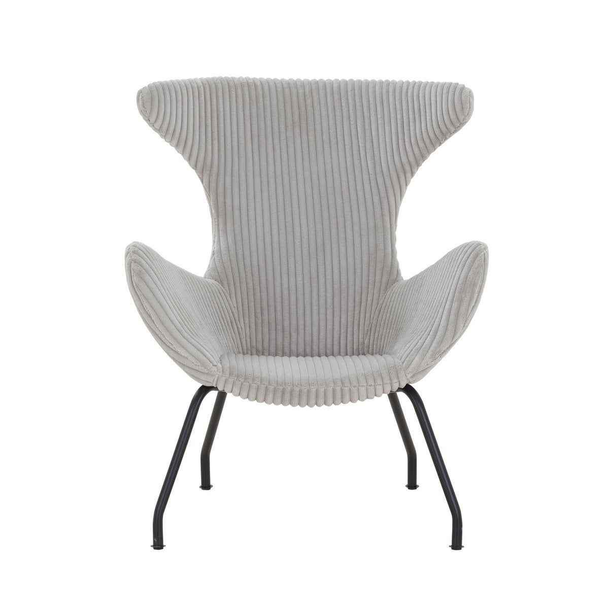 Relaxfauteuil Grijze structuurstof