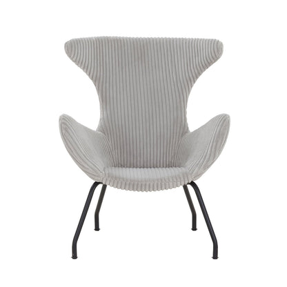 Relaxfauteuil Grijze structuurstof