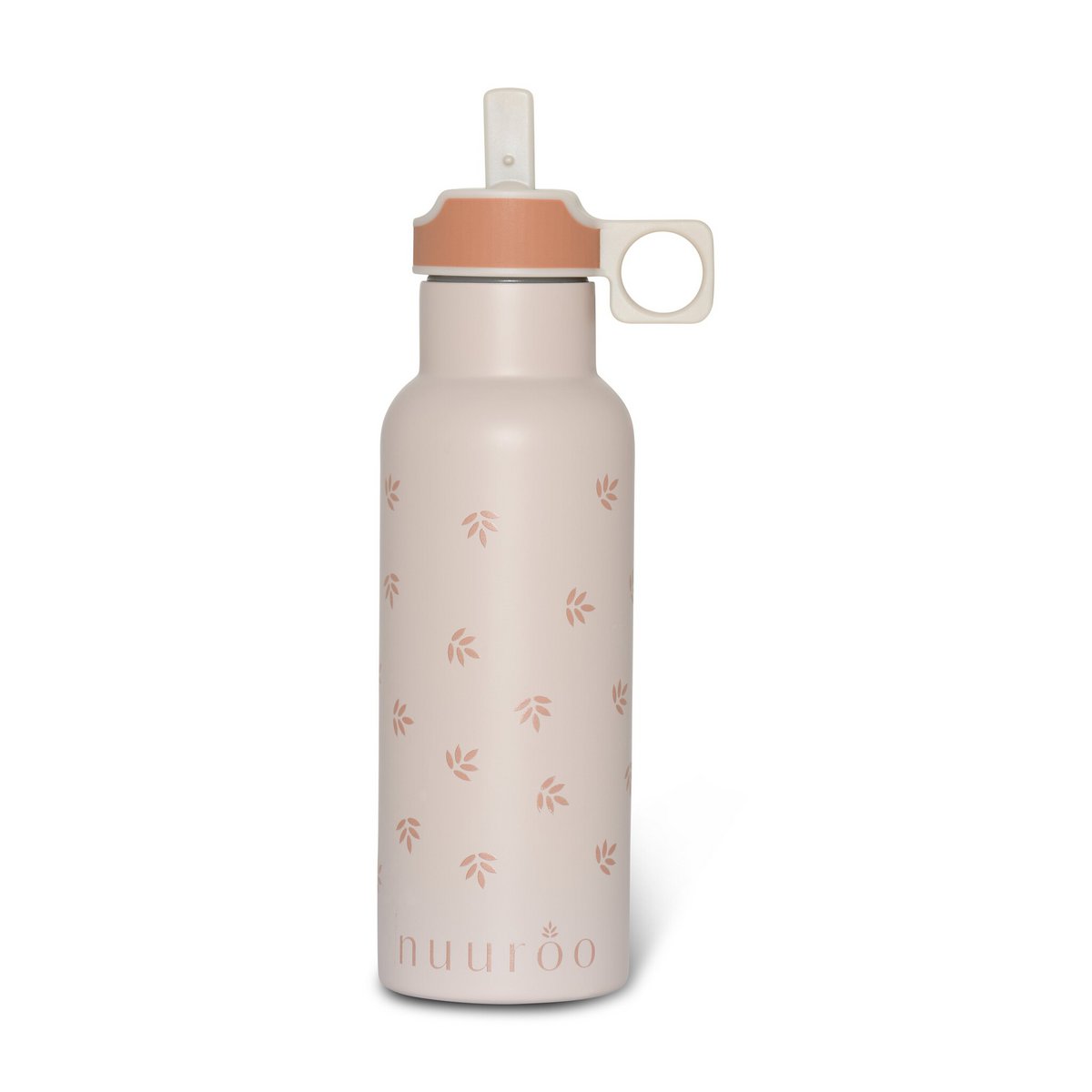 Waterfles roestvrijstaal 500 ml kurkblad