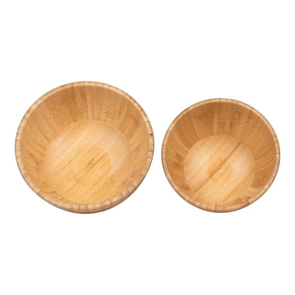 Bamboekom naturel set van 2