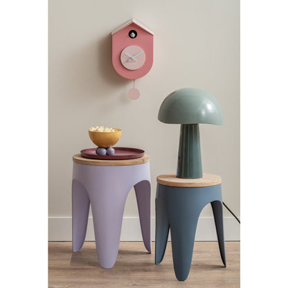 Wandklok Grato 33 cm roségoud plastic