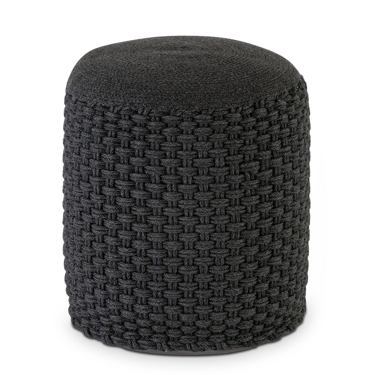 Merino Outdoor Pouf Kruk Met Vulling Drie Kleuren Keuze
