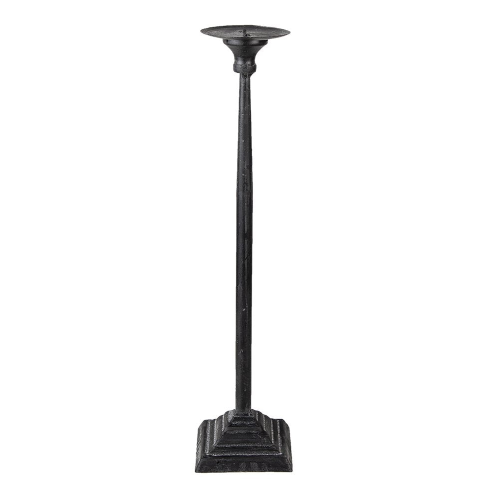 Kandelaar 44 cm zwart ijzer