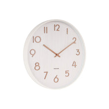 Wandklok notenhout 50 cm