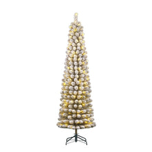 Charlton Smalle Kunstkerstboom Met Warm Witte LED Groen