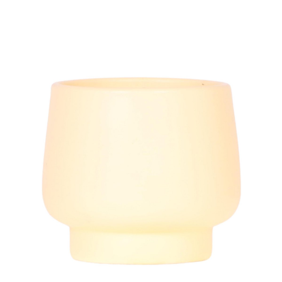 Bloempot ⌀9 cm geel