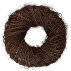 Krans Ø 60x18 cm Bruin Rotan
