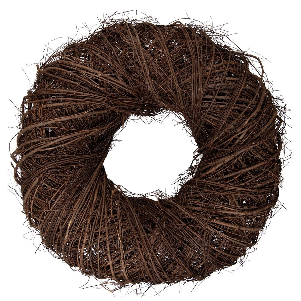 Krans Ø 60x18 cm Bruin Rotan