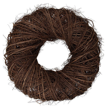 Krans Ø 60x18 cm Bruin Rotan