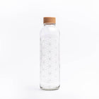 Glazen fles 0,7 L zwart wit